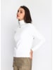 C& Jo Rollkragenpullover in Weiß