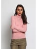 C& Jo Rollkragenpullover in Rosa