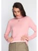 C& Jo Rollkragenpullover in Rosa