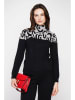 C& Jo Pullover in Schwarz/ Weiß