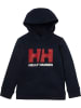 Helly Hansen Hoodie "Logo" donkerblauw