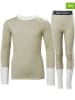 Helly Hansen 2tlg. Funktionswäsche-Set in Beige/ Weiß