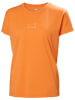 Helly Hansen Koszulka funkcyjna "Skog Graphic Tee" w kolorze pomarańczowym