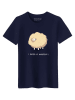 WOOOP Shirt "Haircut Sheep" donkerblauw