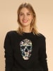 WOOOP Sweatshirt "Vintage Skull" zwart