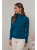 Soft Cashmere Kaschmir-Rollkragenpullover in Blau