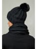 Soft Cashmere 3-delige set: muts, sjaal en wanten zwart