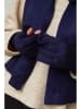 Soft Cashmere 3-delige set: sjaal, muts en handschoenen donkerblauw