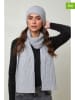 Soft Cashmere 2-delige set: muts en sjaal grijs