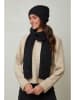 Soft Cashmere 2-delige set: muts en sjaal zwart
