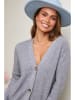 Soft Cashmere Kardigan w kolorze szarym