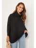 Soft Cashmere Rollkragenpullover in Schwarz