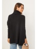 Soft Cashmere Rollkragenpullover in Schwarz