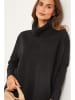 Soft Cashmere Rollkragenpullover in Schwarz