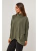 Soft Cashmere Rollkragenpullover in Khaki