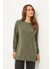 Soft Cashmere Pullover in Khaki