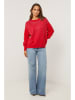 Soft Cashmere Pullover in Rot