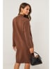 Soft Cashmere Strickkleid in Braun