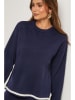 Soft Cashmere 2-delige outfit donkerblauw