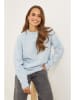 Soft Cashmere Trui lichtblauw