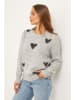 Soft Cashmere Trui lichtgrijs
