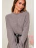 Soft Cashmere Gebreide jurk grijs