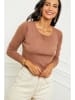 Soft Cashmere Trui lichtbruin