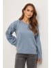 Soft Cashmere Pullover in Blaugrau