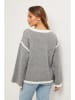 Soft Cashmere Trui grijs