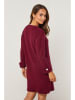 Soft Cashmere Gebreide jurk bordeaux