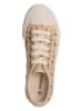 Patrizia Pepe Sneakers in Beige/ Gold