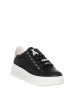 Patrizia Pepe Leder-Sneakers in Schwarz/ Gold