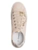 Patrizia Pepe Leren sneakers beige