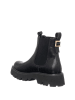 Patrizia Pepe Leder-Chelsea-Boots in Schwarz
