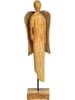 G. Wurm Decoratief figuur "Engel" lichtbruin - (B)22 x (H)27 x (D)5 cm