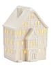 G. Wurm Windlicht "House" wit - (B)12 x (H)18 x (D)12 cm