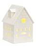G. Wurm Windlicht "House" wit - (B)8 x (H)12 x (D)8 cm