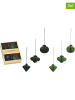 G. Wurm 6-delige set: decoratieve hangers groen - Ø 4 cm