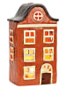 G. Wurm Windlicht "House" lichtbruin - (B)13 x (H)22 x (D)9 cm
