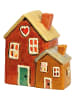 G. Wurm Windlicht "House" lichtbruin - (B)14 x (H)15 x (D)8 cm