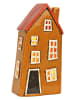 G. Wurm Windlicht "House" lichtbruin - (B)13 x (H)26 x (D)9 cm