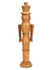 G. Wurm Decoratief figuur ''Nussknacker'' lichtbruin - (B)12 x (H)50 x (D)12 cm