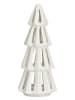 G. Wurm Decoledfiguur "Tannenbaum" wit - (B)12 x (H)27 x (D)12 cm