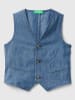 Benetton Jeans-Weste in Blau