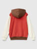 Benetton Bluza w kolorze czerwono-brązowo-beżowym