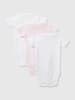 Benetton 3er-Set: Bodys in Weiß/ Rosa