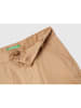 Benetton Linnen chinobroek - regular fit - lichtbruin