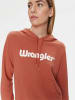 Wrangler Hoodie oranje