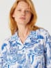 Wrangler Bluse in Blau/ Weiß