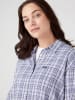 Wrangler Blouse blauw/wit